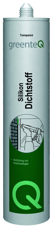greenteQ Silikon Dichtstoff 310ml RAL9016, VE12