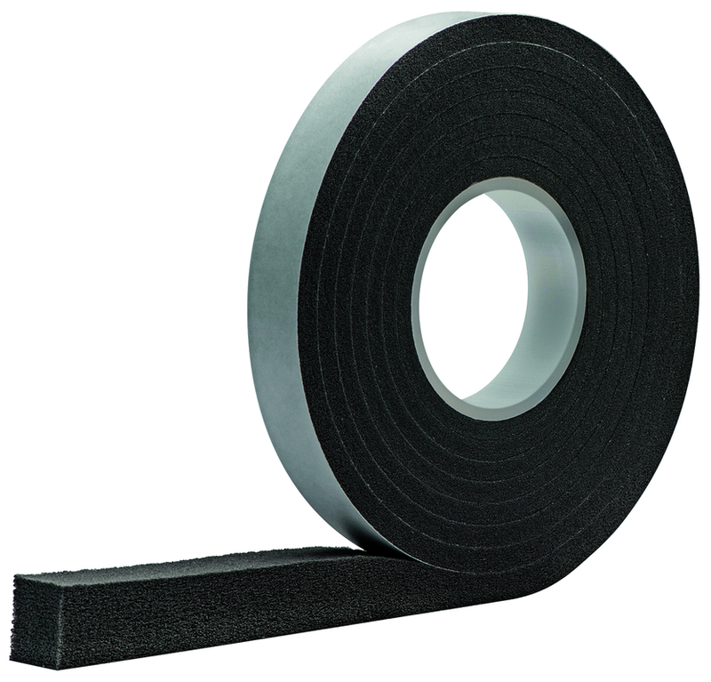 greenteQ Dichtungsband 600 15/5-12mm grau, 5,6m VE20, außen/mitte
